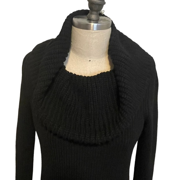 WHBM Black Cowl Neck Sweater Size XS - Picture 3 of 9